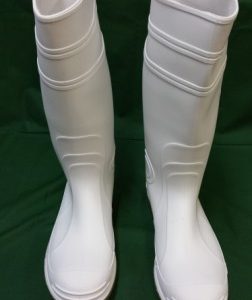 Size 7 White Rubber Boots