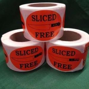 Sliced Free Orange label