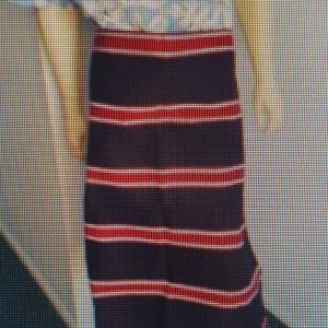 Blue/White/Red Cotton Wait Apron