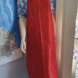 Red Nylon Apron