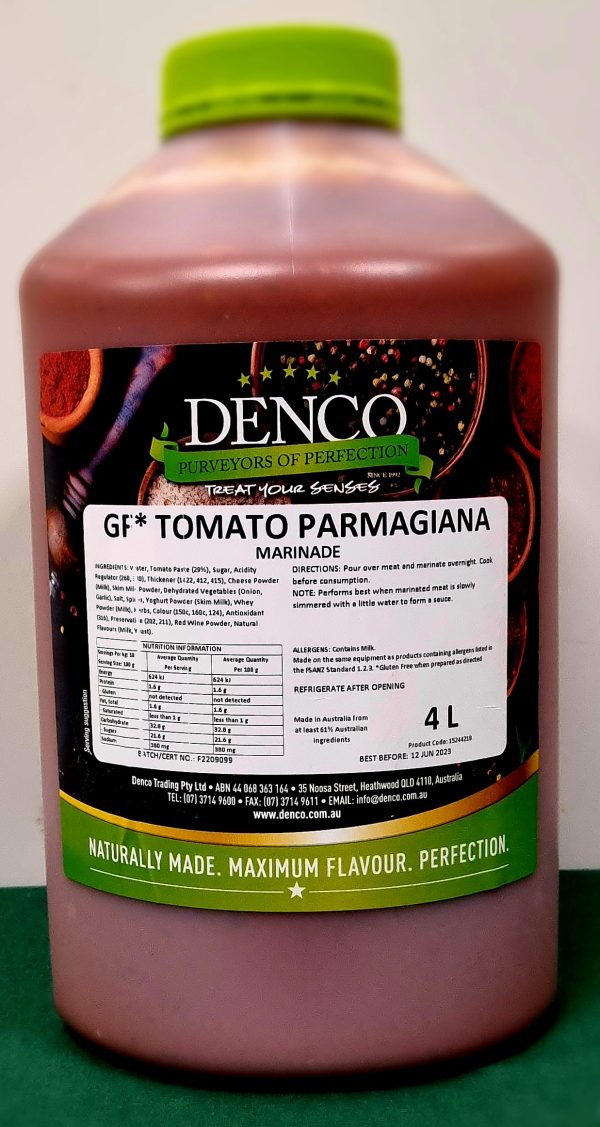 GF Tomato Parmagiana Marinade 4lt